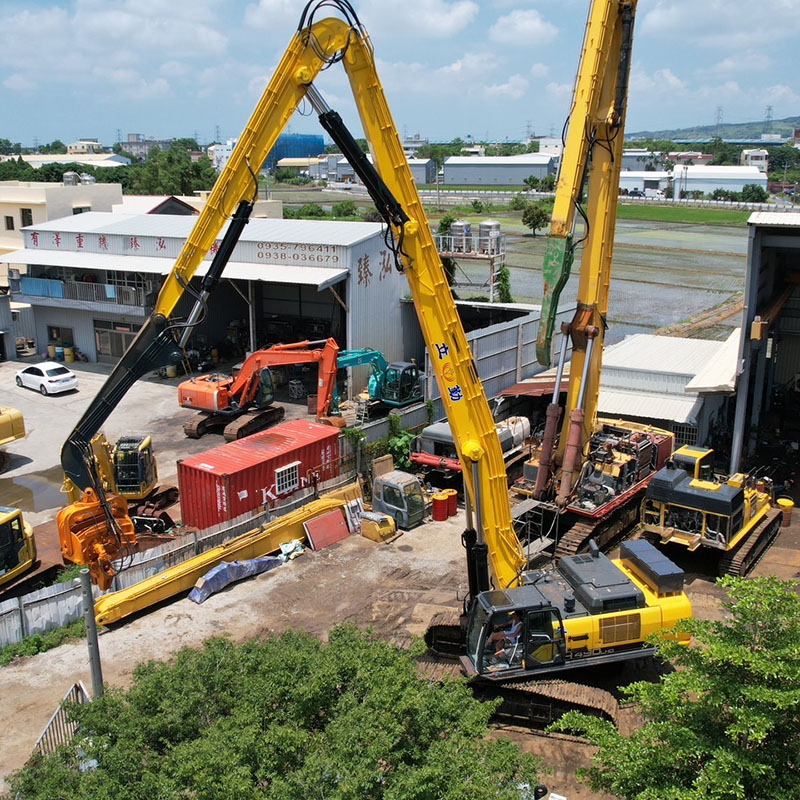 Excavadora perforadora y retenedora de pilotes de chapa de acero extra larga Sumitomo SH490LHD 21M