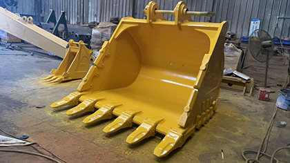 0.4m3 Construction Truck Loading Excavator Bucket For PC300 PC450