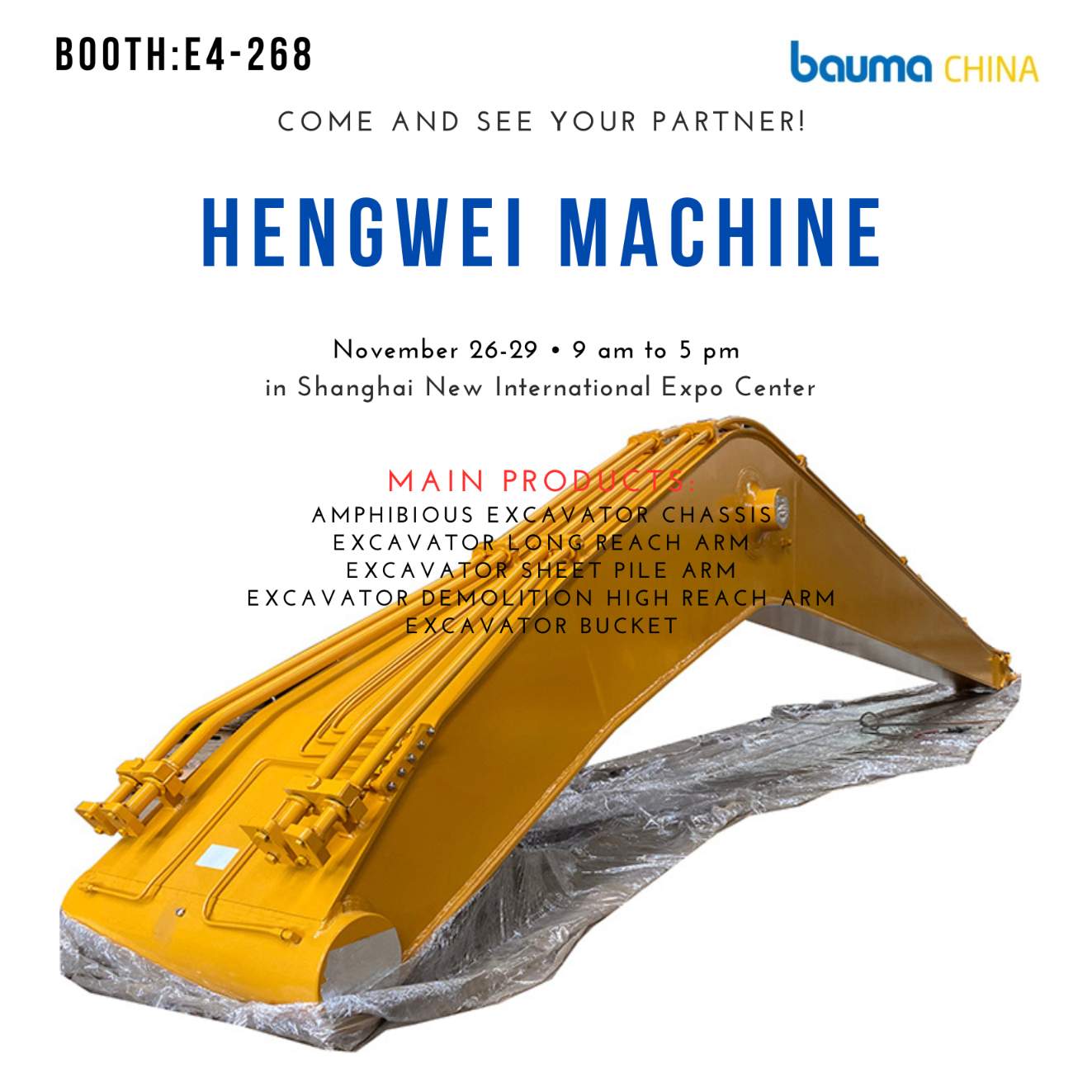 Invitación a bauma CHINA 2024