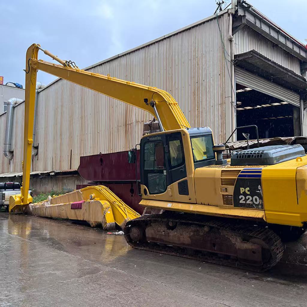 PC220 Customized Exacvator Long Reach Arm Heavy Duty Hydraulic Excavator