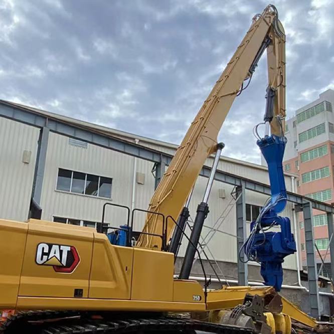 Piling Arm Excavator for Foundation Construction Equipment Heavy Duty CAT350