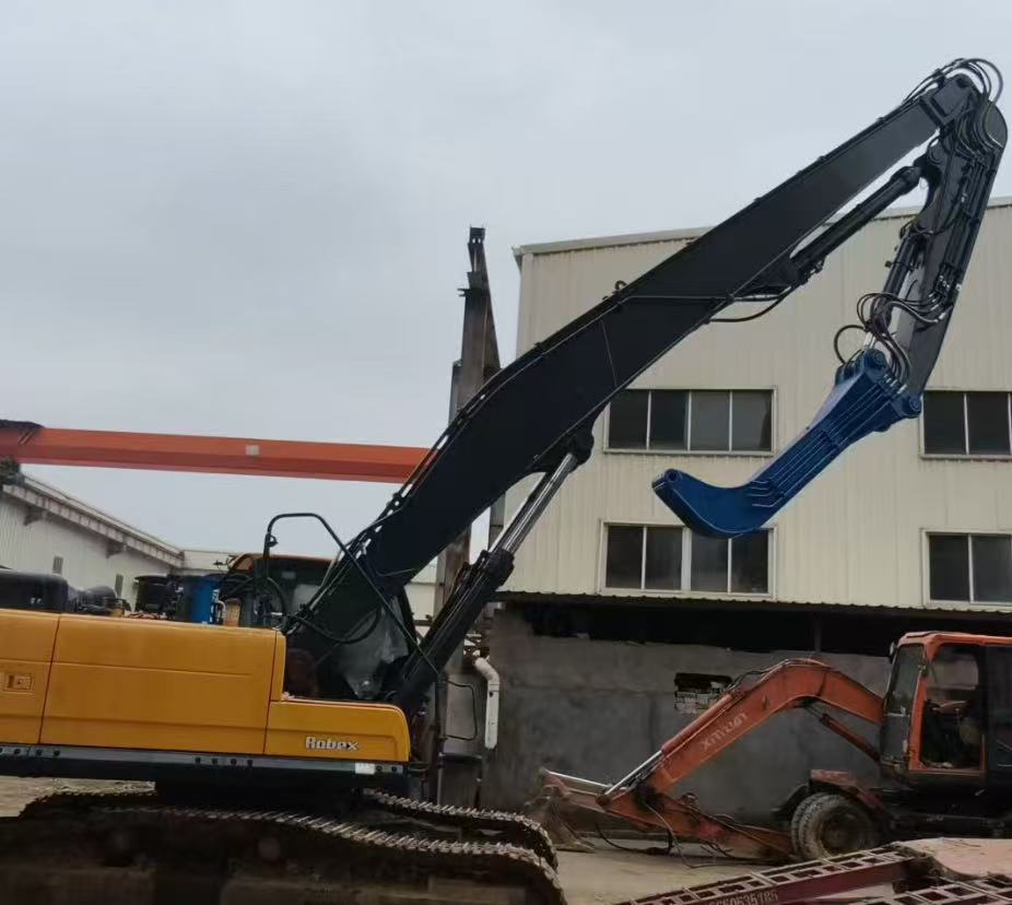 HD385 Excavator Piling Arm for Foundation Construction Heavy Duty Hydraulic Excavator