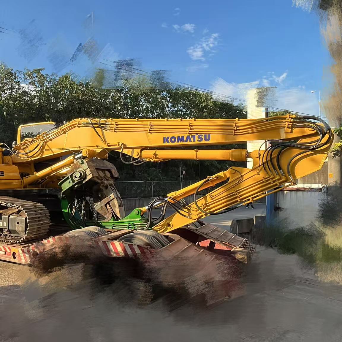 PC210-8 Customizable Excavator Piling Arm for Foundation Construction Factory Direct