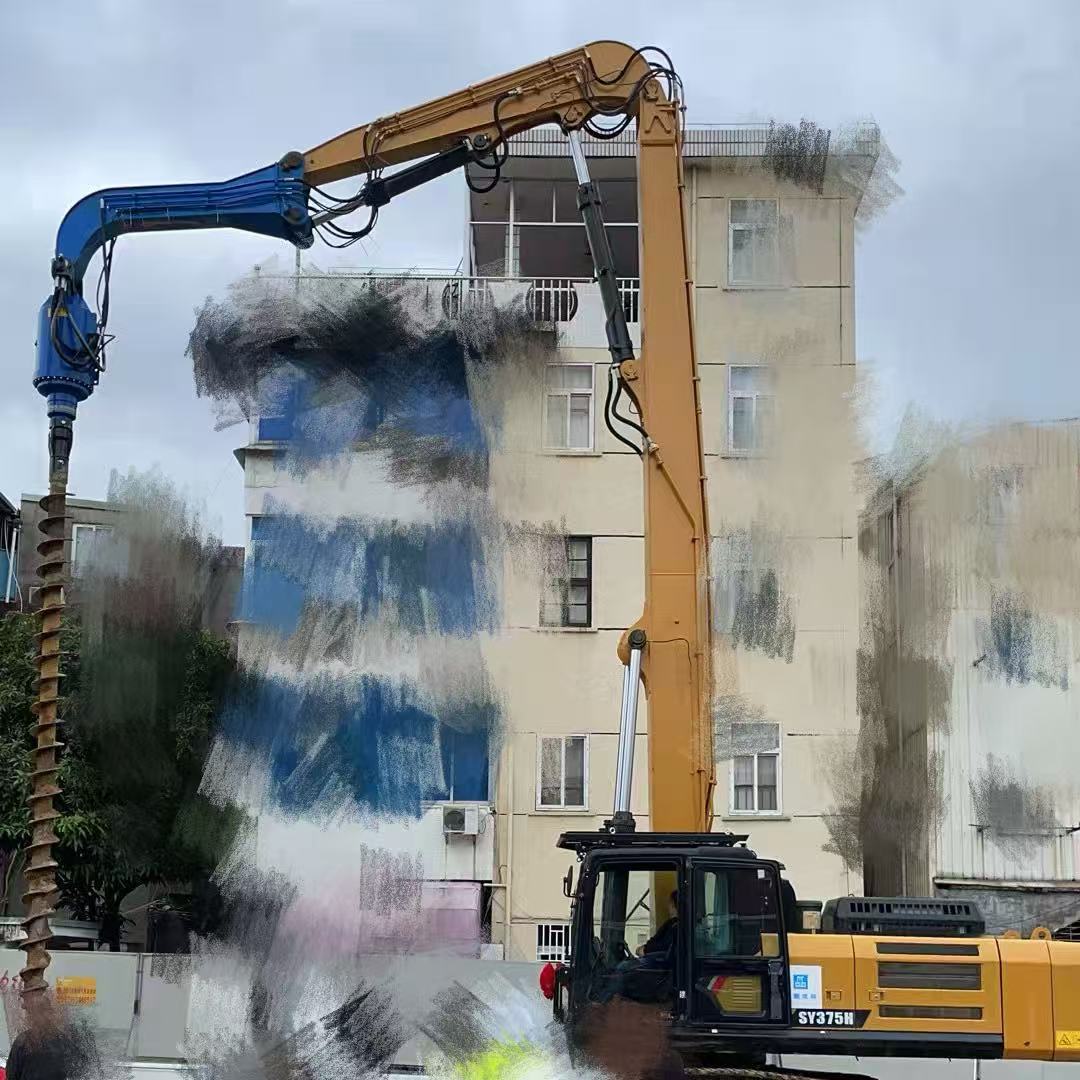 Brazo de pilotaje para excavadora de servicio pesado SY375 personalizado para ingeniería de cimentación