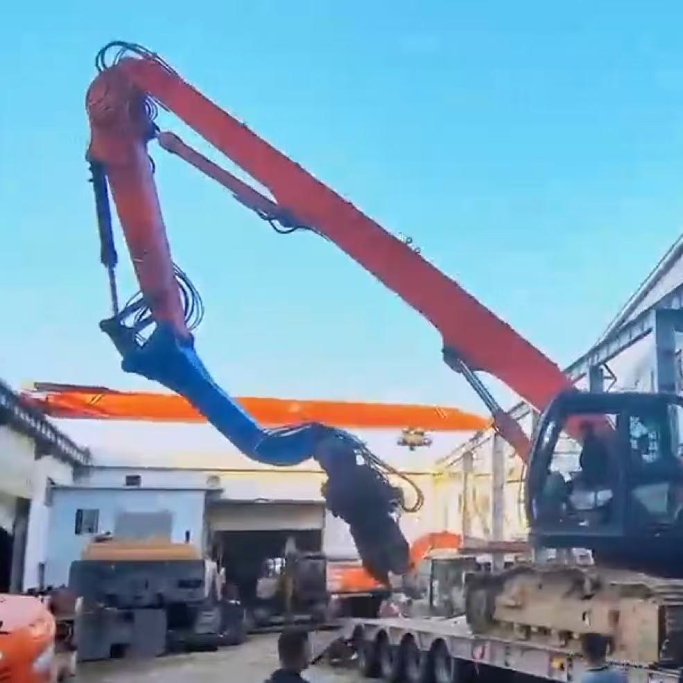 ZX360 Excavator Pile Driving Arm for Foundation Construction Chinese Factory